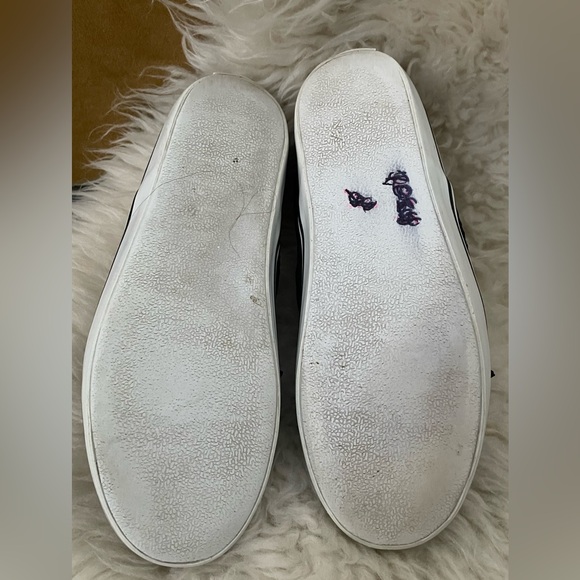 Kate Spade Delise Slip On Sneakers Velvet Leather Bow 7 - Picture 6 of 8